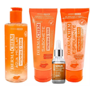DermaChem Vitamina C/Íons - Sabonete/Água Micelar/ Esfoliante e Sérum