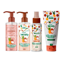 Novo Kit Banho Premium Esfoliante Sabonete Hidratante e Body Splash Lovely Face Beautiful