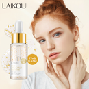 LAIKOU 24k Gold Snail Face Serum Anti-Envelhecimento 17ml Branqueador Hidratante Caracol Ouro Essência