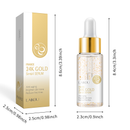 LAIKOU 24k Gold Snail Face Serum Anti-Envelhecimento 17ml Branqueador Hidratante Caracol Ouro Essência