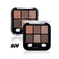 Seis-cores Eyeshadow Earth Color Smoky Makeup Pearlescent Matte Milk Tea Paleta de Maquiagem Feminina Estudante