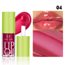 Óleo Labial De 6 Cores De Maquiagem Barata : Brilho Transparente , Esmalte Hidratante , Aplicador De Pincel Rechonchudo