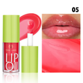 Óleo Labial De 6 Cores De Maquiagem Barata : Brilho Transparente , Esmalte Hidratante , Aplicador De Pincel Rechonchudo