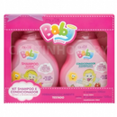 Kit higiene Infantil MURIEL BABY Shampoo e Condicionador Camomila Lavanda Menina Neutro ou Menino Neutro MURIEL BABY