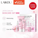 LAIKOU Sakura 4 Unidades/Conjunto Hidratante Para Clarear Manchas Da Pele Fade Dark Circle Eye Cream
