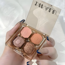 Paleta De Sombras DIKALU De 4 Cores – Marromes Neutros Foscos E Brilhantes , De Longa Duração À Prova De Manchas