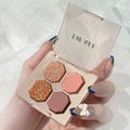 Paleta De Sombras DIKALU De 4 Cores – Marromes Neutros Foscos E Brilhantes , De Longa Duração À Prova De Manchas